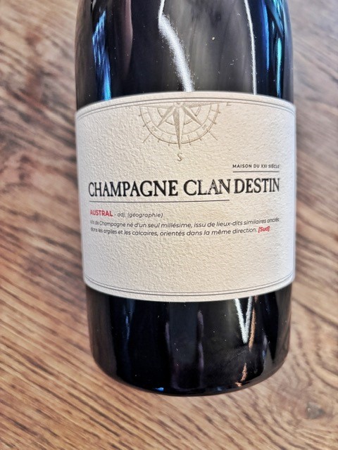 CHAMPAGNE CLANDESTIN CUVEE AUSTRAL BRUT NATUR PINOT NOIR R20  DEG 04.2023
